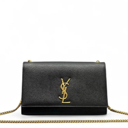 Yves Saint Laurent Medium Classic Kate Caviar Black
