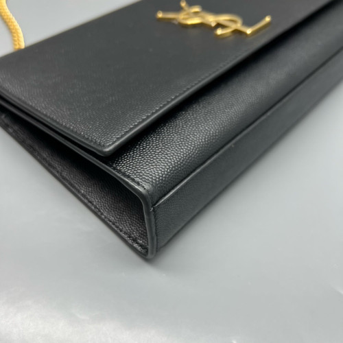 Yves Saint Laurent Medium Classic Kate Caviar Black