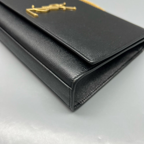 Yves Saint Laurent Medium Classic Kate Caviar Black