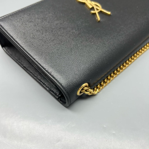 Yves Saint Laurent Medium Classic Kate Caviar Black