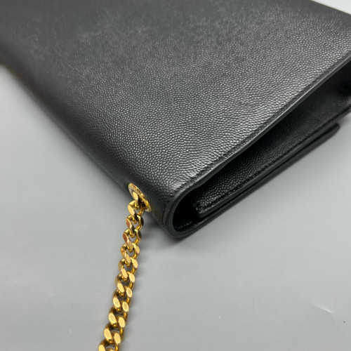 Yves Saint Laurent Medium Classic Kate Caviar Black