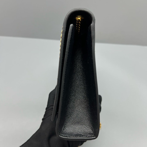 Yves Saint Laurent Medium Classic Kate Caviar Black