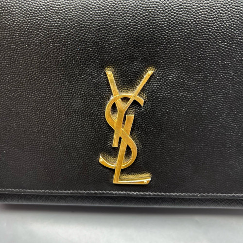 Yves Saint Laurent Medium Classic Kate Caviar Black
