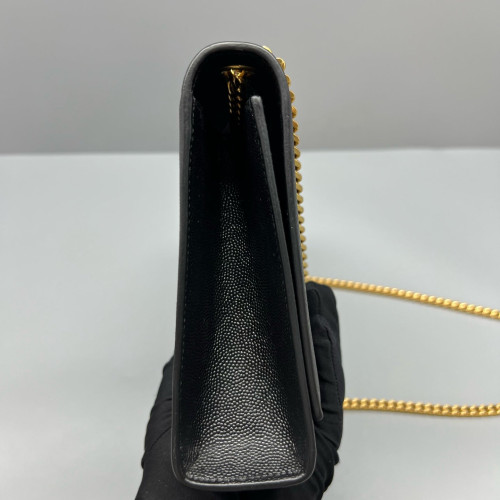 Yves Saint Laurent Medium Classic Kate Caviar Black