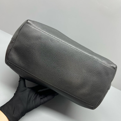 Gucci Top Handle Charms Dome Dollar Calfskin Black