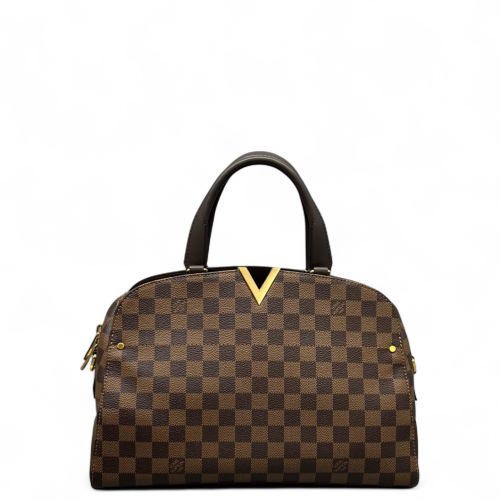 Louis Vuitton Kensington Bowling Bag Damier Ebene Brown