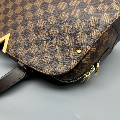 Louis Vuitton Kensington Bowling Bag Damier Ebene Brown