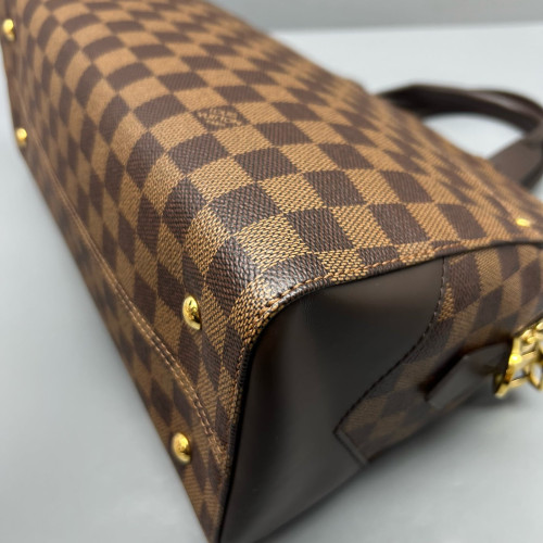 Louis Vuitton Kensington Bowling Bag Damier Ebene Brown