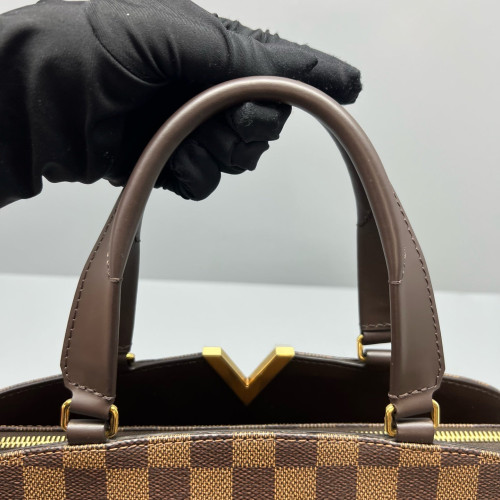 Louis Vuitton Kensington Bowling Bag Damier Ebene Brown
