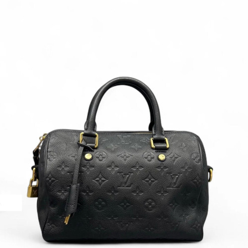 Louis Vuitton Speedy Bandouliere 25 Monogram Empreinte Black