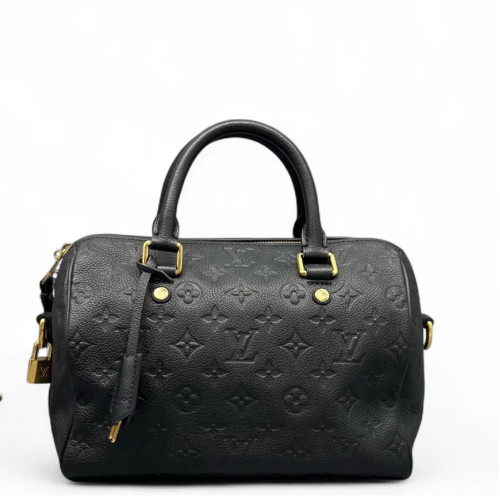 Louis Vuitton Speedy Bandouliere 25 Monogram Empreinte Black