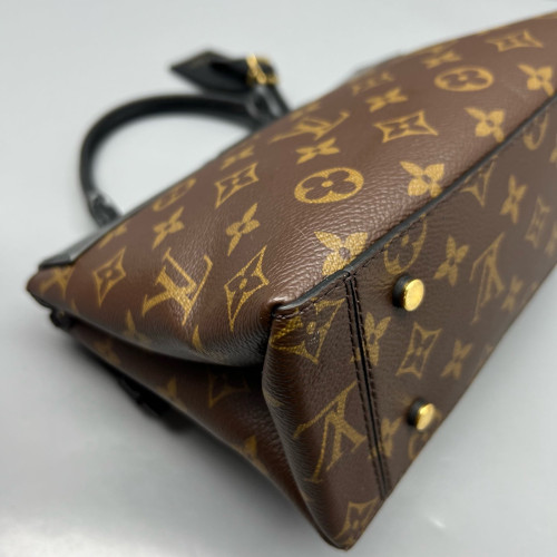 Louis Vuitton One Handle Flap MM Monogram Brown Black