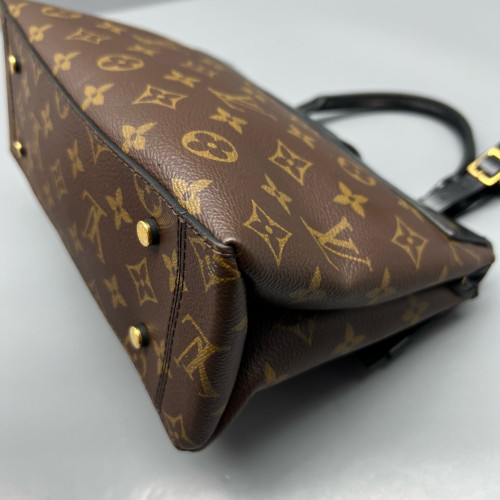 Louis Vuitton One Handle Flap MM Monogram Brown Black