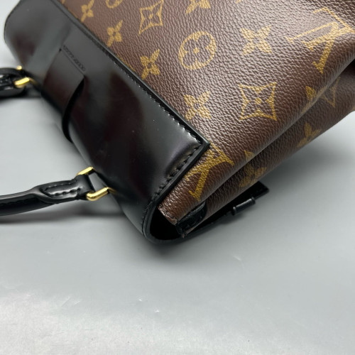 Louis Vuitton One Handle Flap MM Monogram Brown Black
