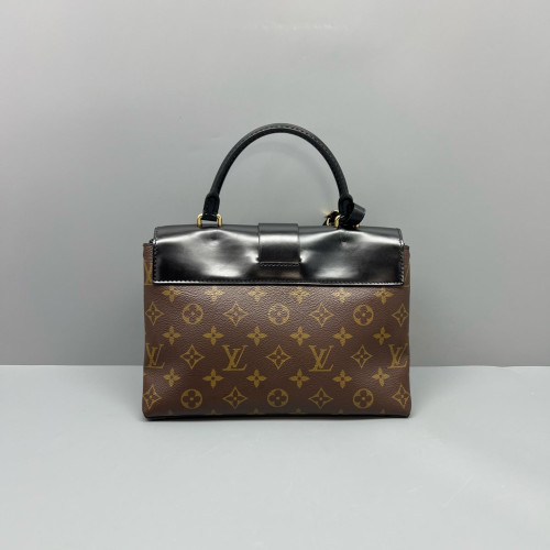 Louis Vuitton One Handle Flap MM Monogram Brown Black