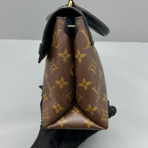 Louis Vuitton One Handle Flap MM Monogram Brown Black