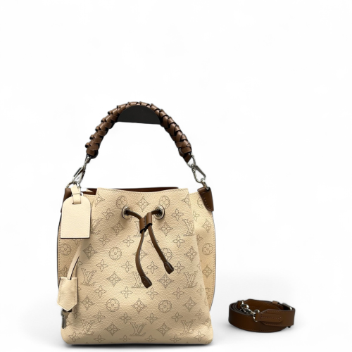 Louis Vuitton Muria Bucket Mahina Beige Brown