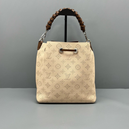 Louis Vuitton Muria Bucket Mahina Beige Brown