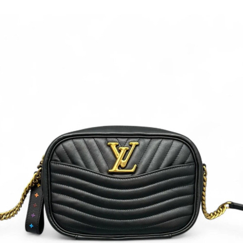 Louis Vuitton New Wave Camera Bag Calfskin Black Louis Vuitton New Wave Camera Bag Calfskin Black