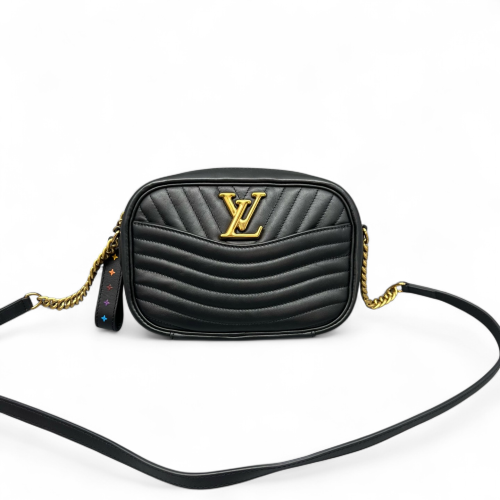 Louis Vuitton New Wave Camera Bag Calfskin Black Louis Vuitton New Wave Camera Bag Calfskin Black