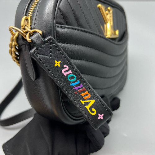 Louis Vuitton New Wave Camera Bag Calfskin Black Louis Vuitton New Wave Camera Bag Calfskin Black
