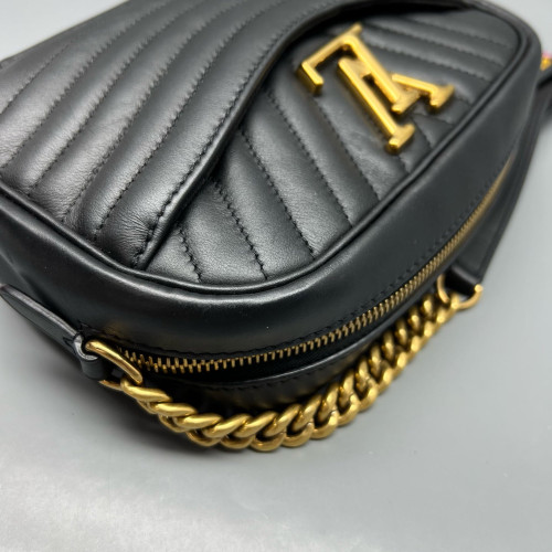 Louis Vuitton New Wave Camera Bag Calfskin Black Louis Vuitton New Wave Camera Bag Calfskin Black