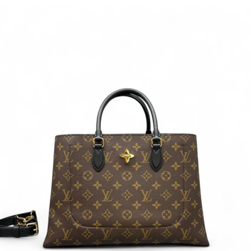 Louis Vuitton Flower Tote Monogram Brown Black