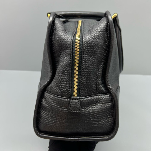 Loewe Amazona 36 Grained Calfskin Black