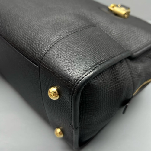 Loewe Amazona 36 Grained Calfskin Black