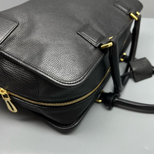 Loewe Amazona 36 Grained Calfskin Black