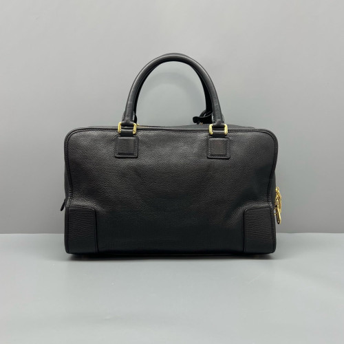 Loewe Amazona 36 Grained Calfskin Black