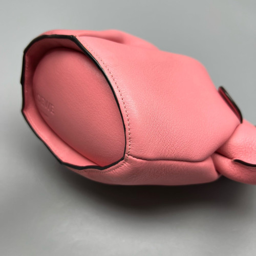 Loewe Elephant Shoulder Bag Calfskin Pink