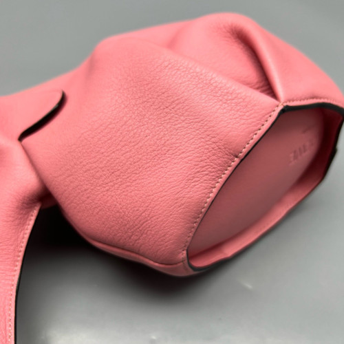 Loewe Elephant Shoulder Bag Calfskin Pink