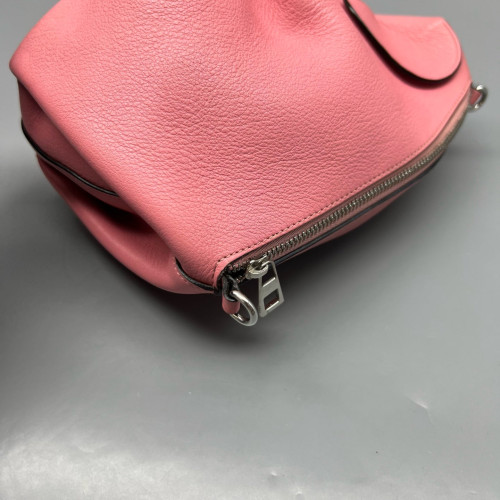 Loewe Elephant Shoulder Bag Calfskin Pink