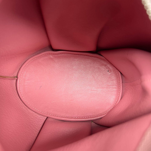 Loewe Elephant Shoulder Bag Calfskin Pink