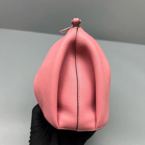 Loewe Elephant Shoulder Bag Calfskin Pink