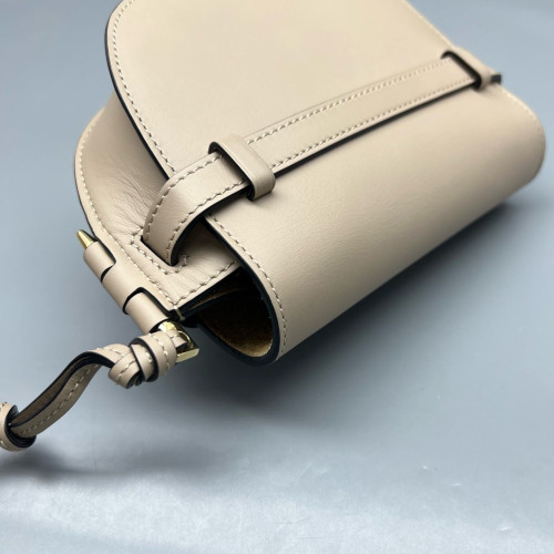 Loewe Mini Gate Calfskin Beige