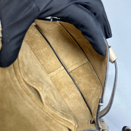 Loewe Mini Gate Calfskin Beige