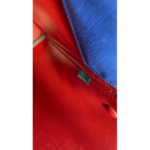 Prada Large Double Bag Saffiano Calfskin Royal Blue