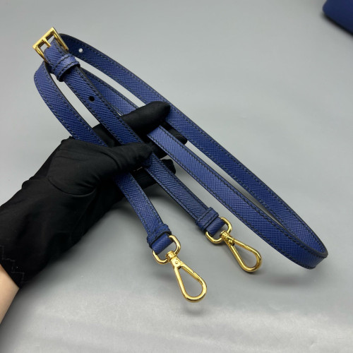 Prada Large Double Bag Saffiano Calfskin Royal Blue