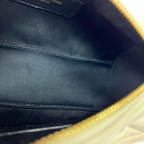 Yves Saint Laurent Sade Mini Tube Calfskin White