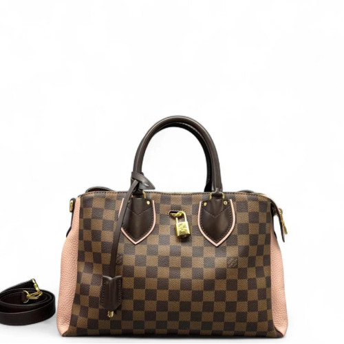 Louis Vuitton Nromandy Large Damier Ebene Brown Pink