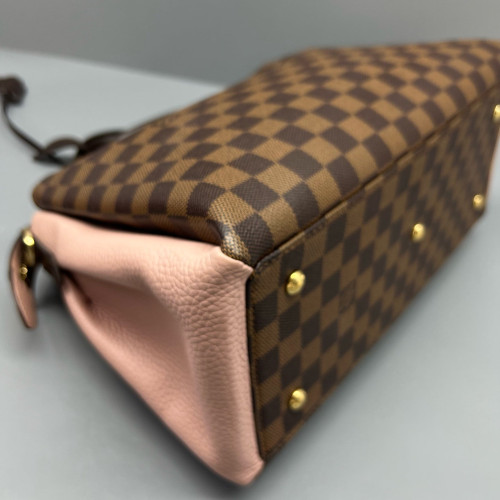 Louis Vuitton Nromandy Large Damier Ebene Brown Pink