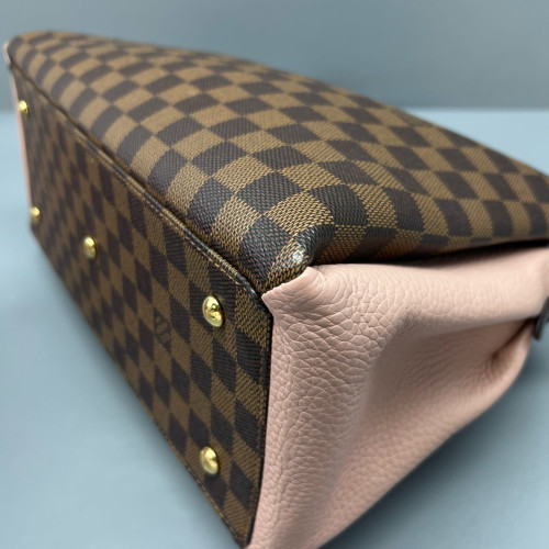 Louis Vuitton Nromandy Large Damier Ebene Brown Pink