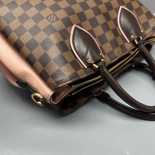 Louis Vuitton Nromandy Large Damier Ebene Brown Pink