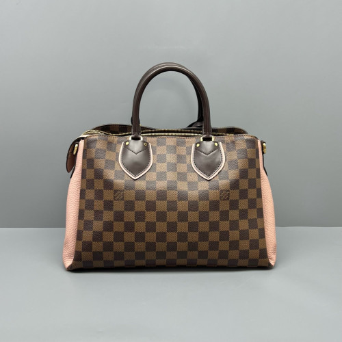 Louis Vuitton Nromandy Large Damier Ebene Brown Pink