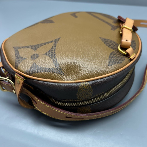 Louis Vuitton Boite Chapeau Souple MM Reverse Monogram Giant Brown