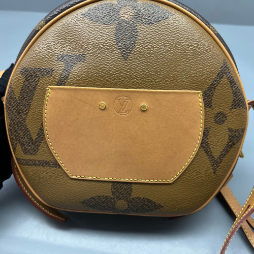 Louis Vuitton Boite Chapeau Souple MM Reverse Monogram Giant Brown