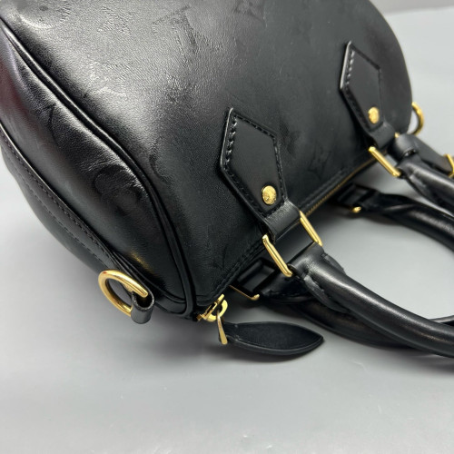 Louis Vuitton Nano Speedy Bandouliere Monogram Empreinte Black
