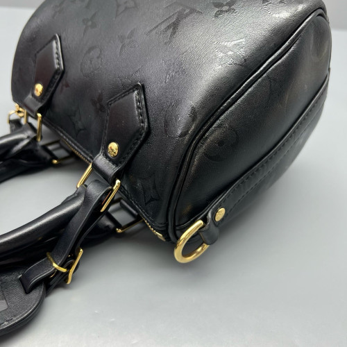 Louis Vuitton Nano Speedy Bandouliere Monogram Empreinte Black